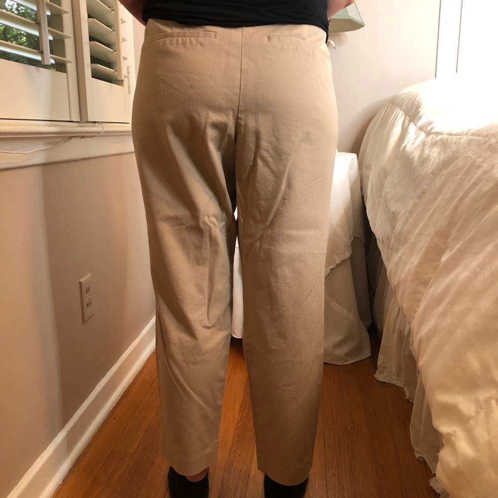 PLUS SIZE Strechy Khaki Tan SOFT Lounging Travel Pants Trousers Size 20 Wide - Picture 3 of 3